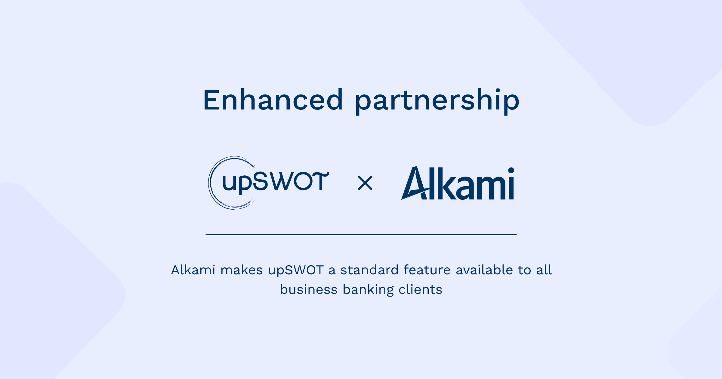 Alkami makes upSWOT a standard feature available to all business banking clients